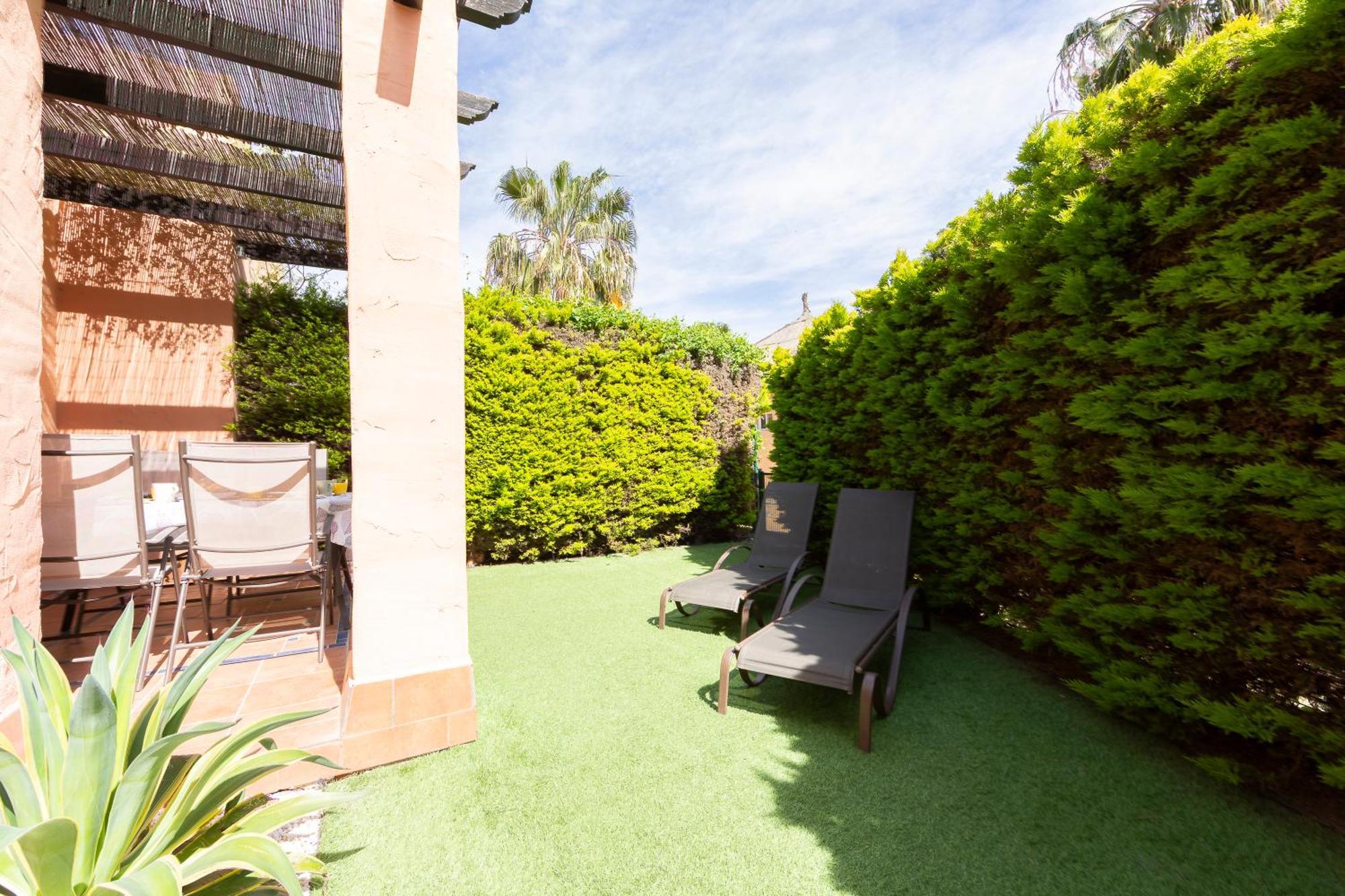 Jardin Privado # Netflix # Playa A 8Min # Wifi # Familia # Apartamento Vera Buitenkant foto